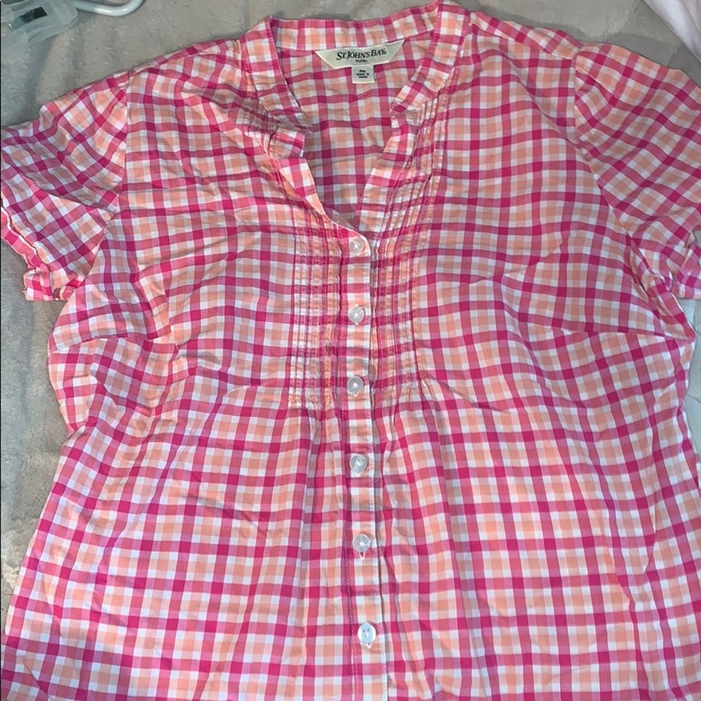 Plaid blouse